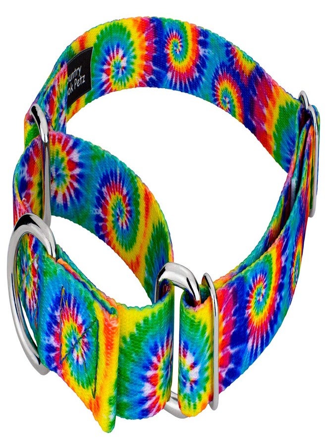 كانتري بروك ديزاين طقم طوق ومقود للكلاب من Country Brook Petz - تصميم كلاسيكي بربطات العنق المصبوغة - مجموعة رائعة بتصاميم مميزة (1 بوصة، كبير) - Image 3